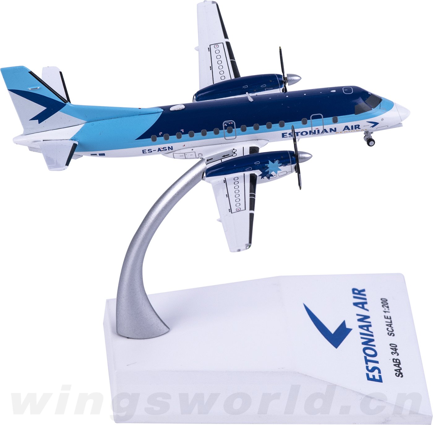 XX20838 Estonian Air 爱沙尼亚航空Saab 340A ES-ASN JC Wings 1:200