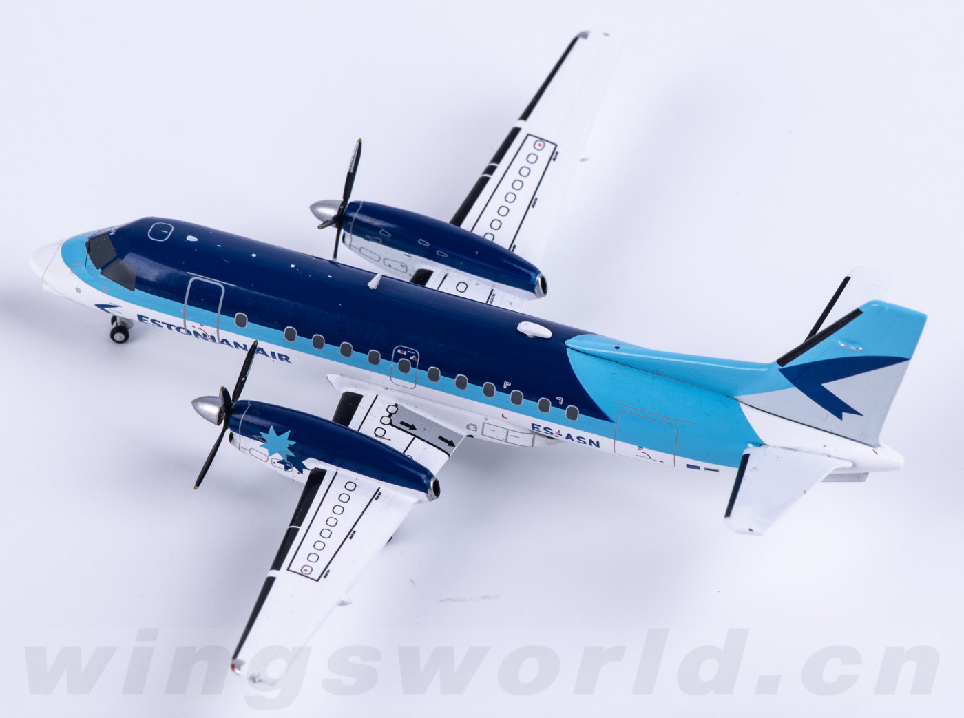 XX20838 Estonian Air 爱沙尼亚航空Saab 340A ES-ASN JC Wings 1:200 XX20838 Estonian Air 爱沙尼亚航空Saab 340A ES-ASN JC Wings 1:200