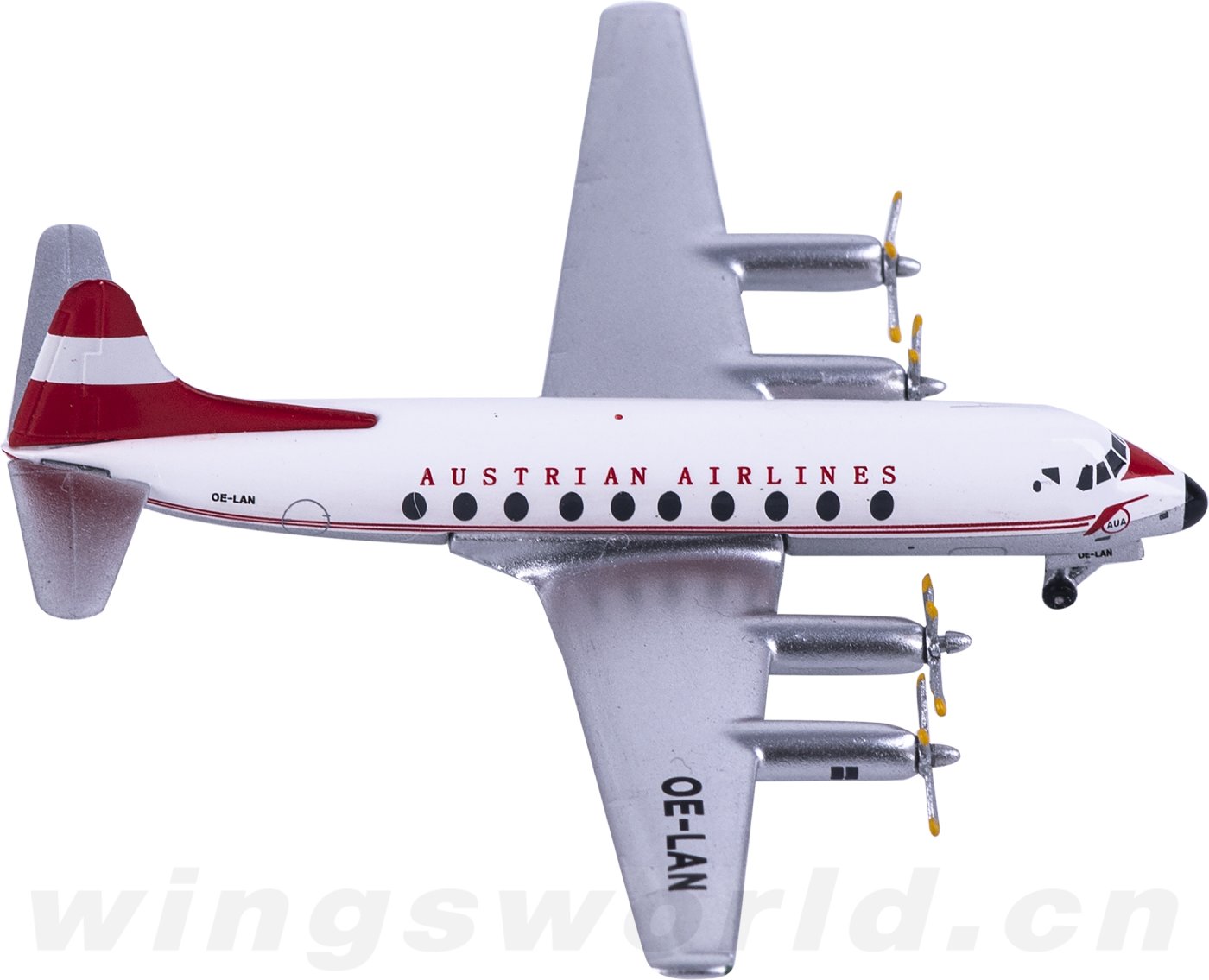 AC411457 Austrian Airlines Vickers Viscount 700 OE-LAN