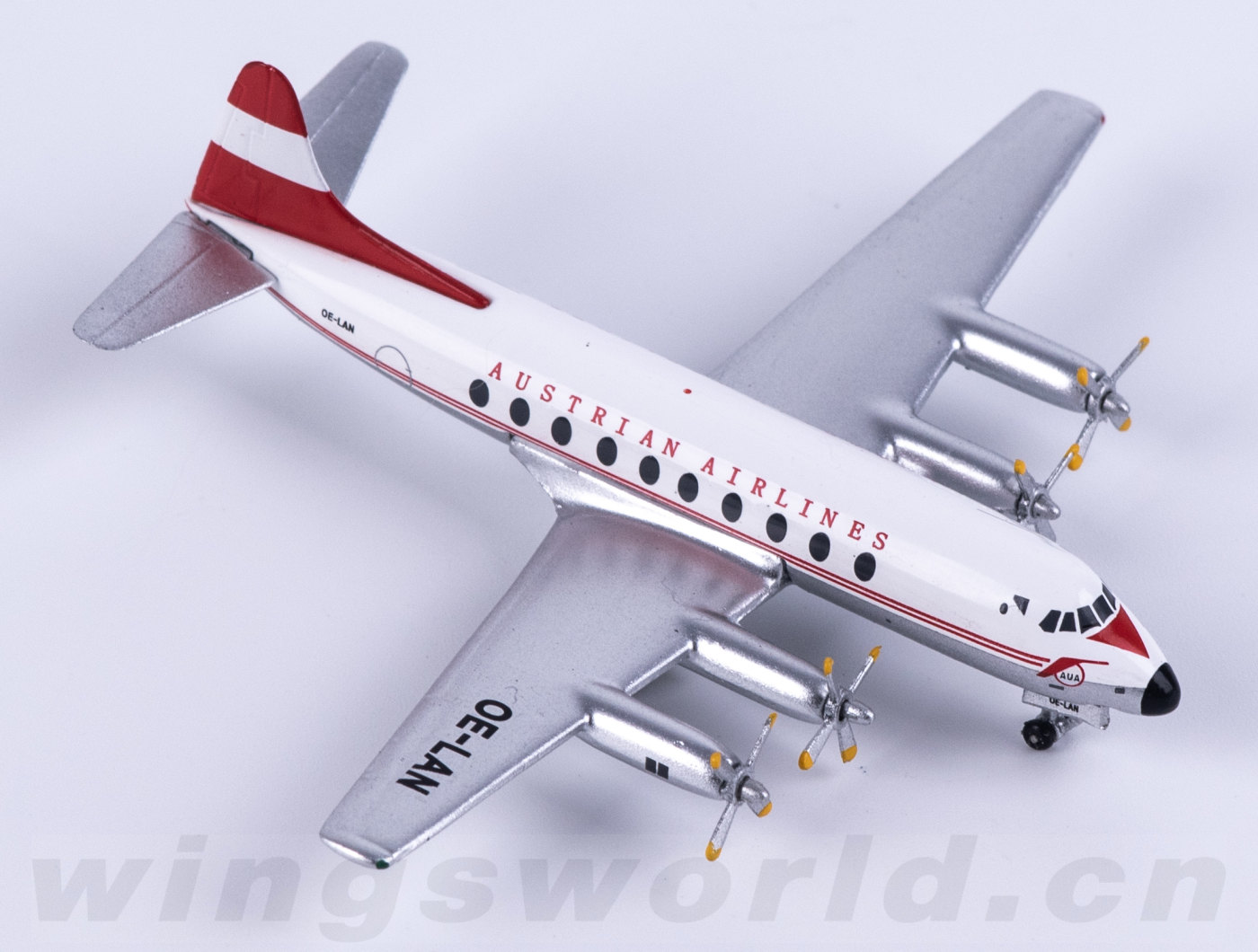AC411457 Austrian Airlines Vickers Viscount 700 OE-LAN
