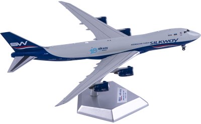 Hxmodels 1:400 Silk Way West Airlines 丝绸之路西部航空 Boeing 747-8F VQ-BVB