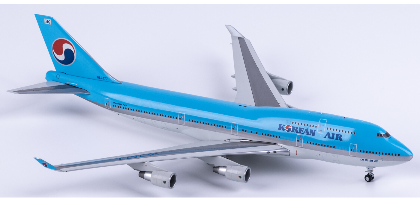 レア JC Wings 1/200 Korean 大韓航空 B777-200 XX7477 Korean Air Boeing 747-400 HL7477 JC Wings 1:200 -飞机模型世界