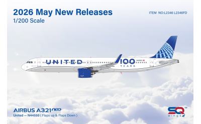 United Airlines 美国联合航空 Airbus A321 N44550