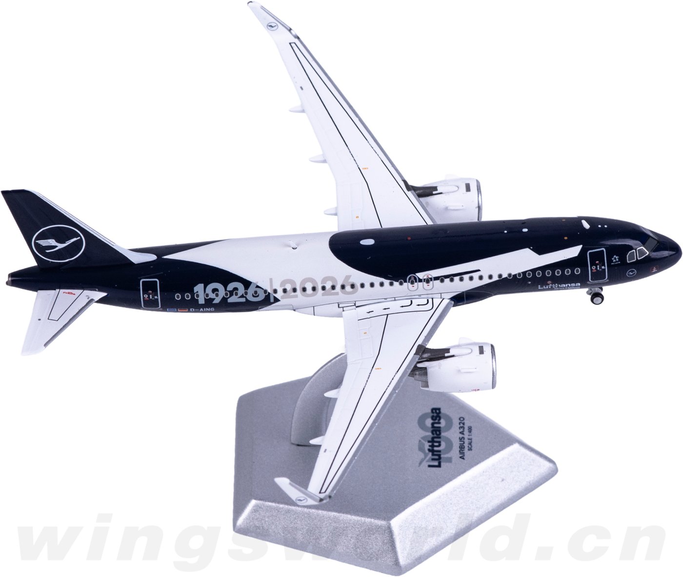 AIRBUS A320 モデル 未開封 A420701 Lufthansa Airbus A320neo D-AING 100 Years Hxmodels 1:400