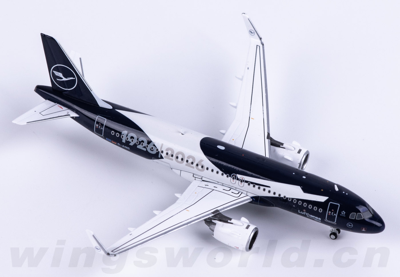 A420701 Lufthansa Airbus A320neo D-AING 100 Years Hxmodels 1:400