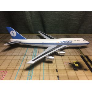 Sabena 比利时航空 Boeing 747-300 OO-SGD 美国波音公司生产下线的最后一架Boeing747-300，该机为少数743无翼针中的之一。 ACOOSGD AeroClassics 1:400