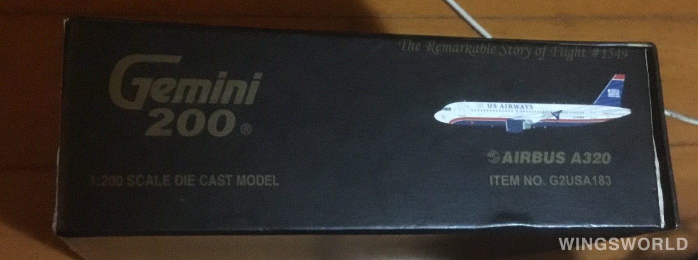 Geminijets 1:200 G2USA183 US Airways 全美航空 Airbus A320 N106US