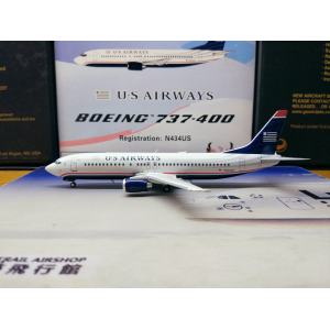 US Airways 全美航空 Boeing 737-400 N434US 标涂 PH20022 Phoenix 1:200