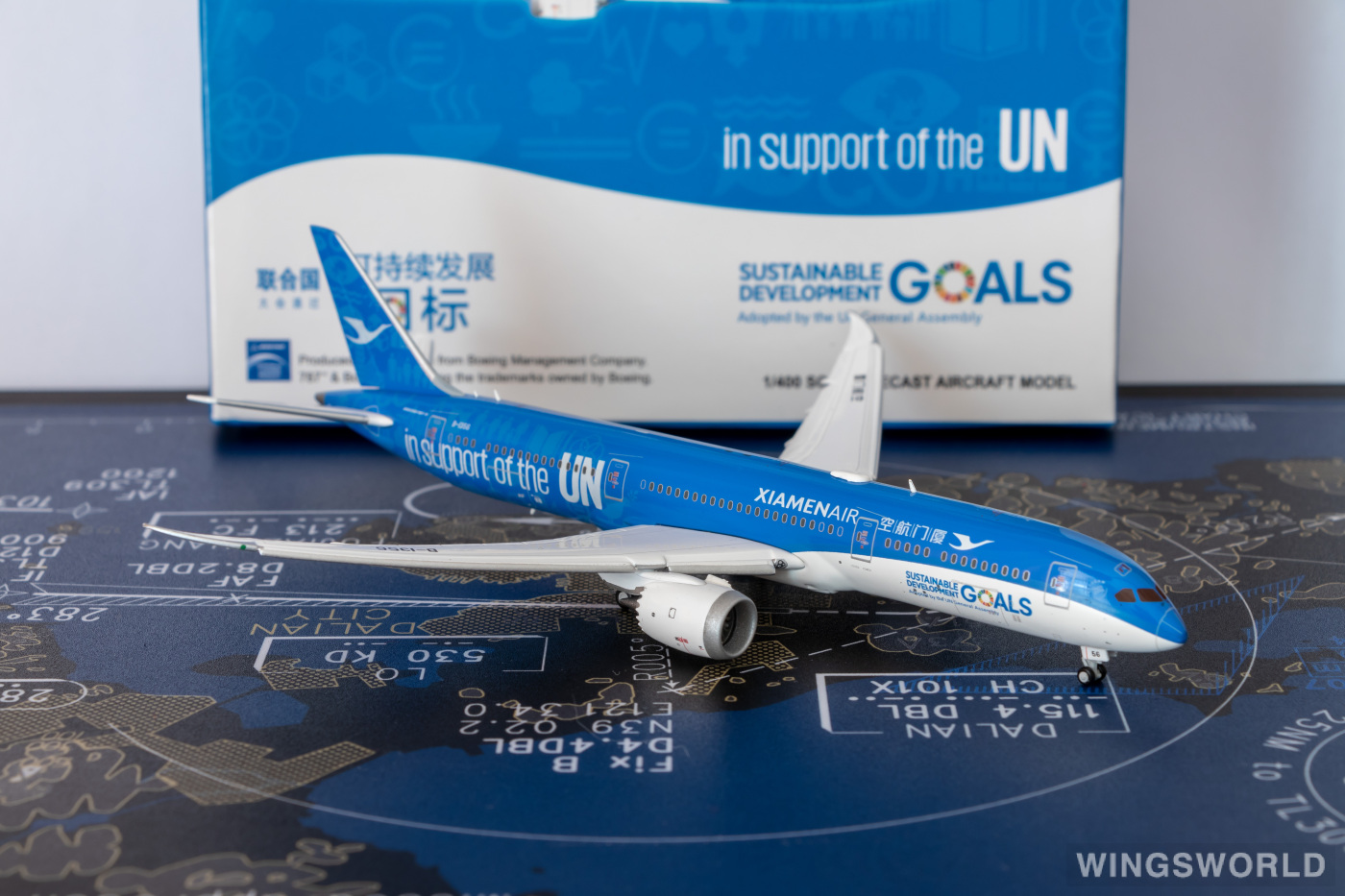 JC Wings 1:400 KD4002A XiamenAir 厦门航空 Boeing 787-9 B-1356