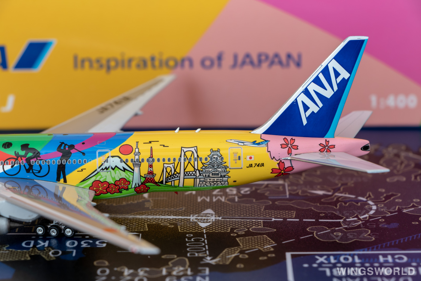 Phoenix 1:400 Boeing 777-200 ANA 全日空PH04191 JA741A 东京2020彩绘