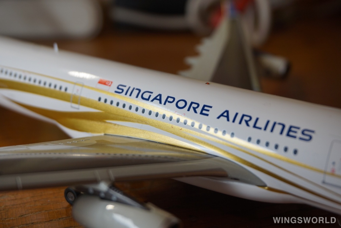 JC Wings 1:200 XX2668 Singapore Airlines 新加坡航空 Airbus A340-300 9V-SJE