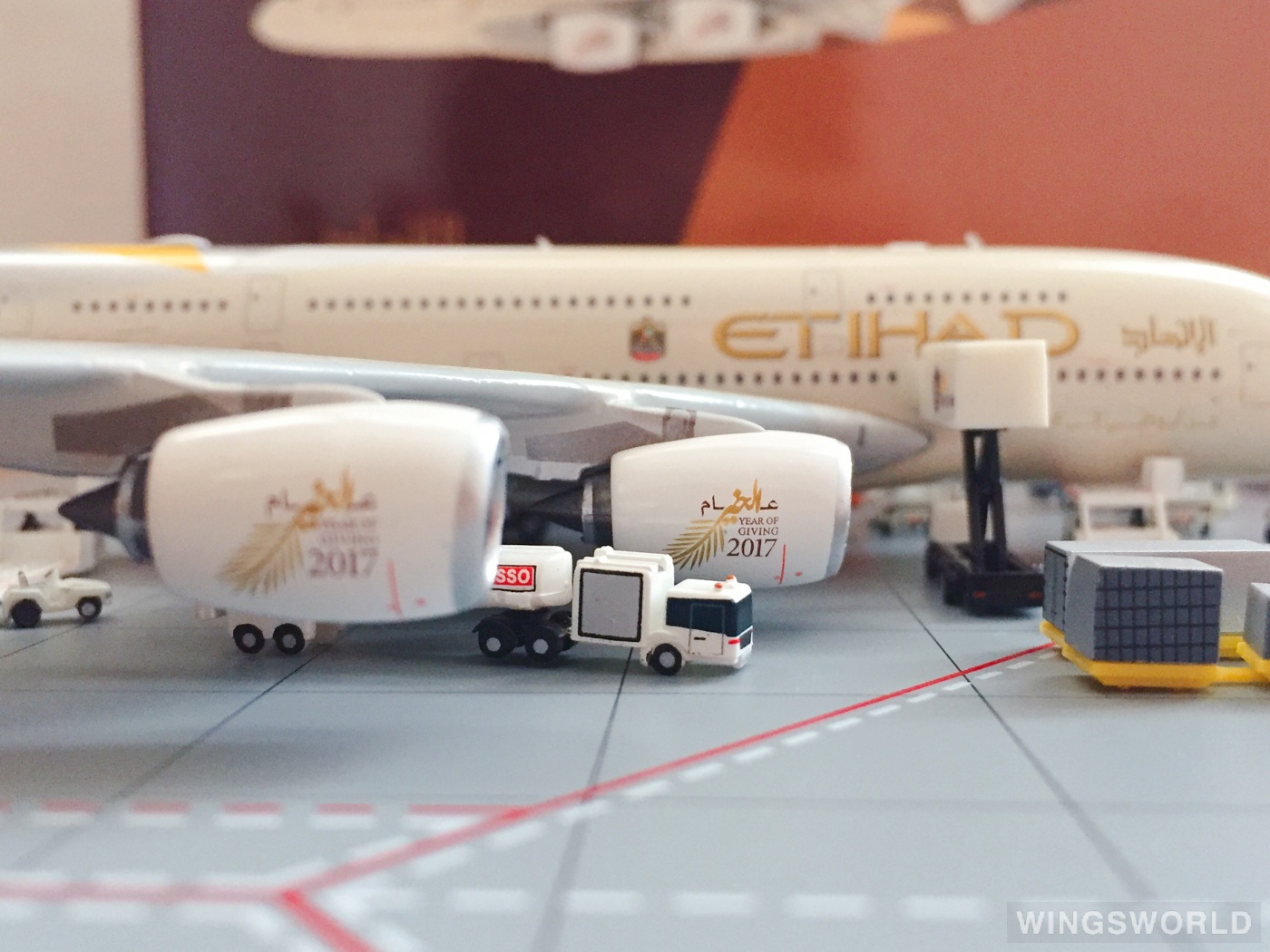 Phoenix 1:400 PH11393 Etihad Airways 阿提哈德航空 Airbus A380-800 A6-APG