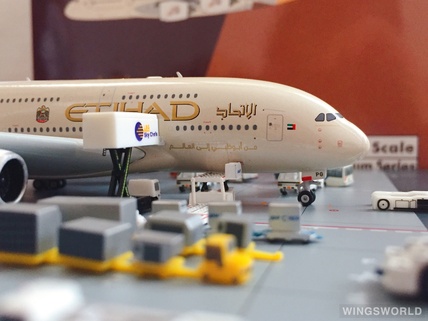 Phoenix 1:400 PH11393 Etihad Airways 阿提哈德航空 Airbus A380-800 A6-APG