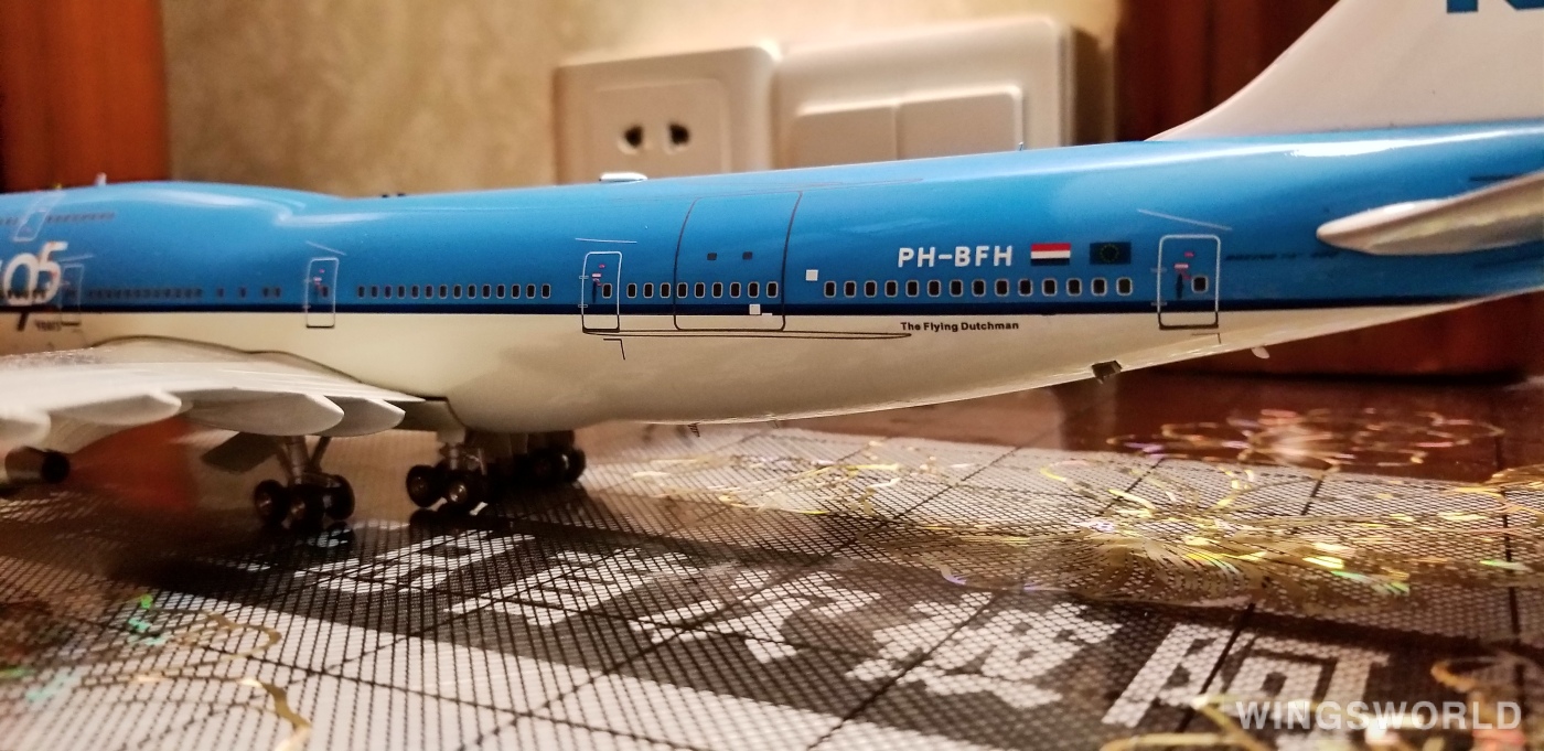 JFOX 1:200 JF-747-4-012 KLM 荷兰皇家航空 Boeing 747-400 PH-BFH