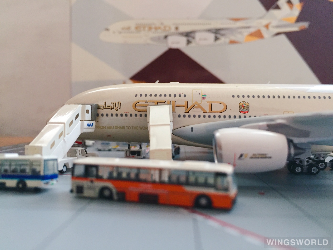 Phoenix 1:400 PH11234 Etihad Airways 阿提哈德航空 Airbus A380-800 A6-APC