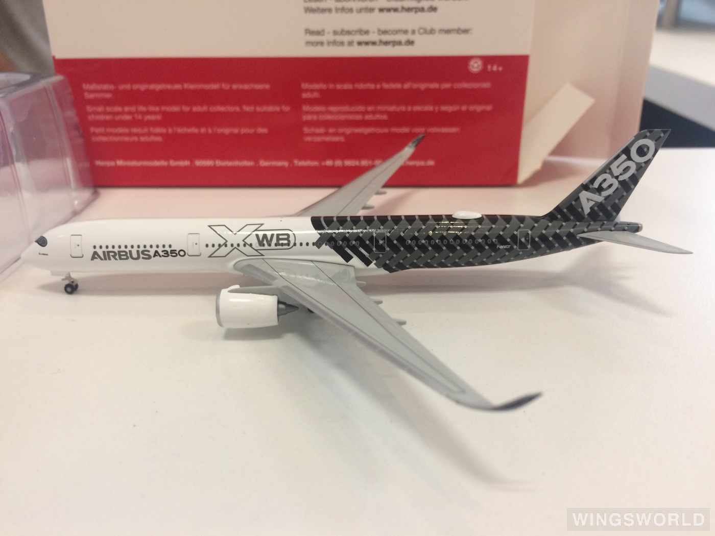 Herpa 1:500 528801-001 Airbus 空中客车 Airbus A350-900 F-WWCF