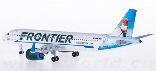 Frontier Airlines 边疆航空 Airbus A320 N318FR 蜂鸟 AC419295 AeroClassics 1:400