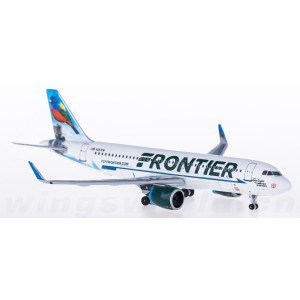 Frontier Airlines 边疆航空 Airbus A320 N317FR 丽彩鹀 AC419294 AeroClassics 1:400