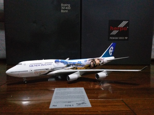 Herpa Premium 1:200 Boeing 747-400 Air New Zealand 新西兰