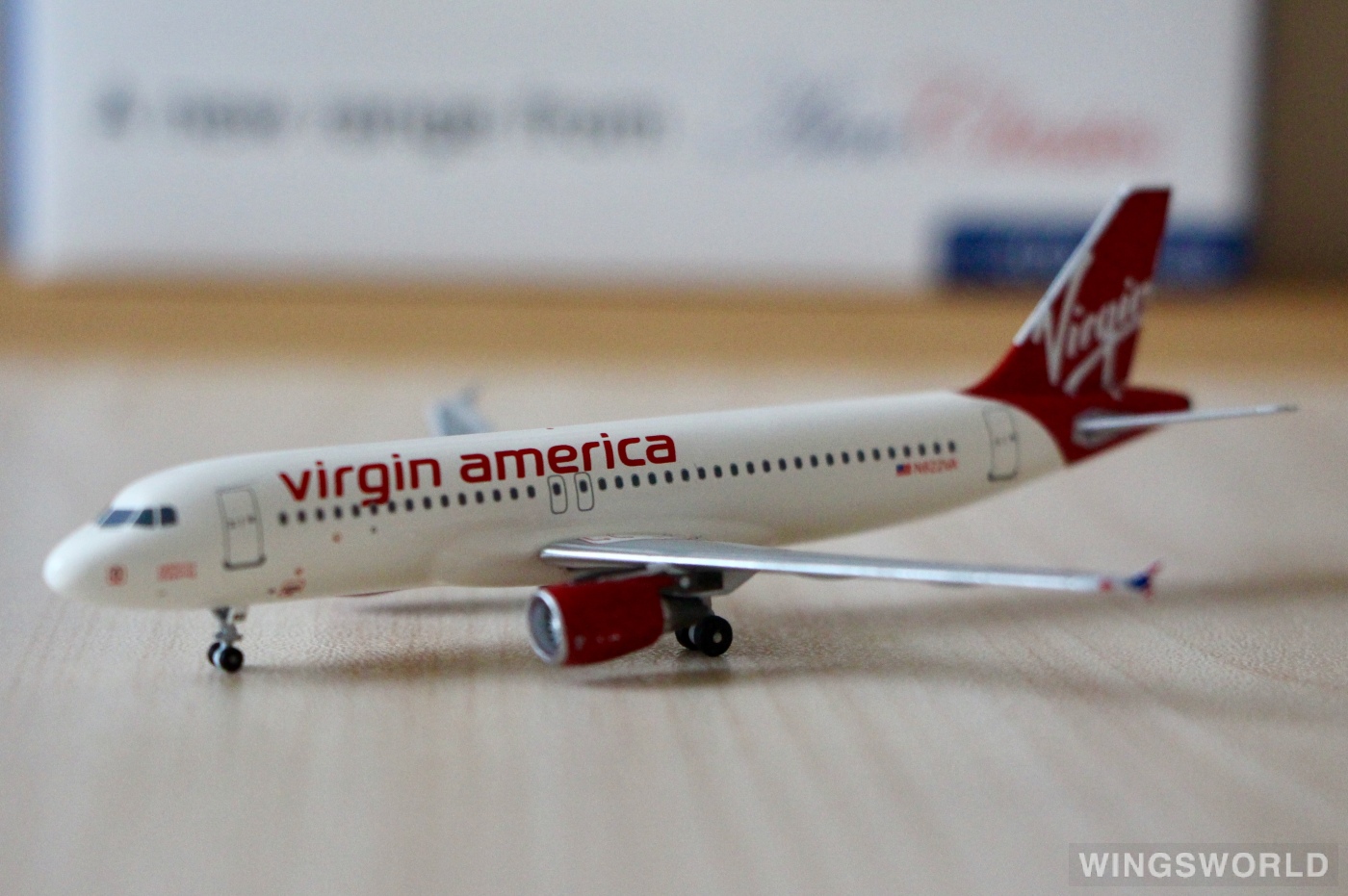 AeroClassics 1:400 AC4N622VA Virgin America 维珍美国航空 Airbus A320 N622VA