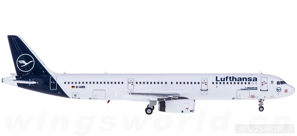 HYJLwings 1:400 HYJL81050 Lufthansa 汉莎航空 Airbus A321 D-AIRK