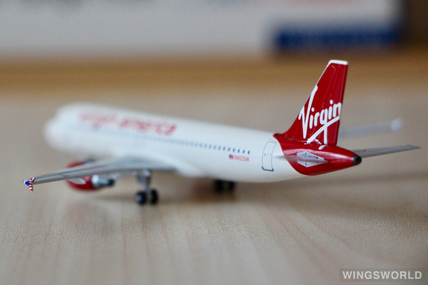 AeroClassics 1:400 AC4N622VA Virgin America 维珍美国航空 Airbus A320 N622VA