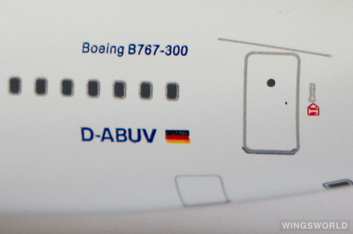Apollo 1:400 A13112 Lufthansa 汉莎航空 Boeing 767-300 D-ABUV
