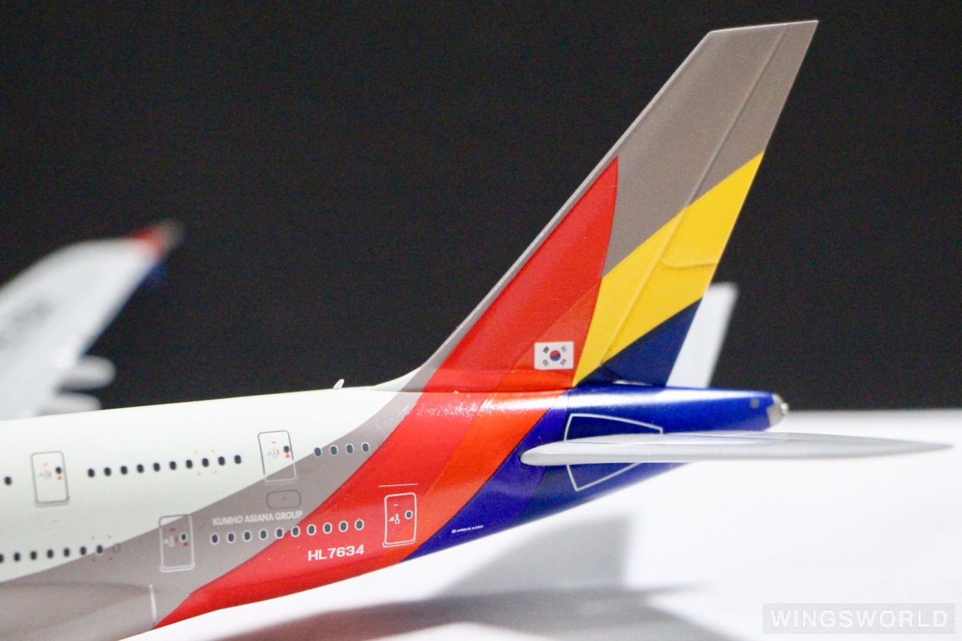 Geminijets 1:400 GJAAR1642 Asiana 韩亚航空 Airbus A380-800 HL7634