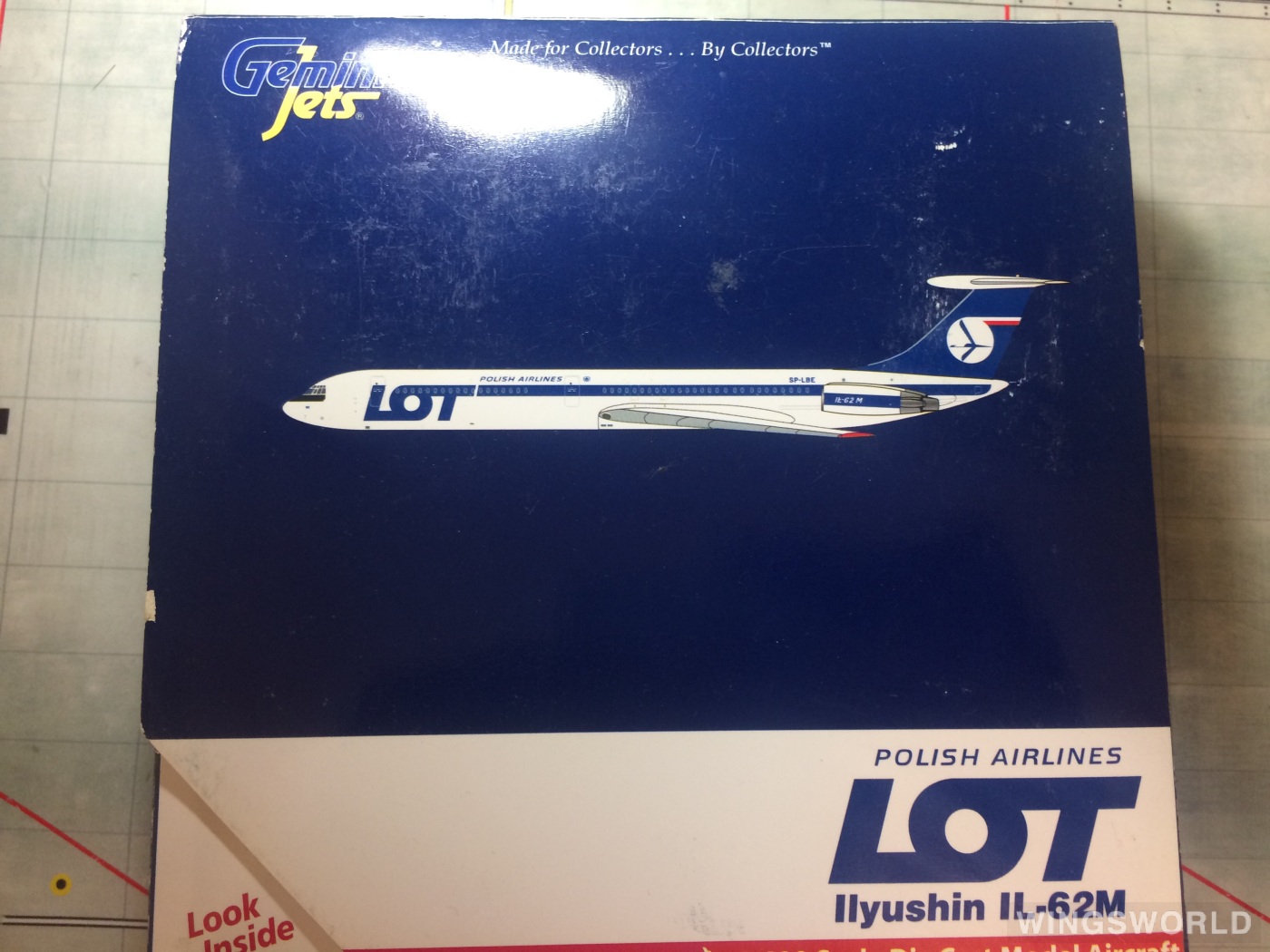 Geminijets 1:400 GJLOT1078 LOT 波兰航空 Ilyushin Il-62 SP-LBE