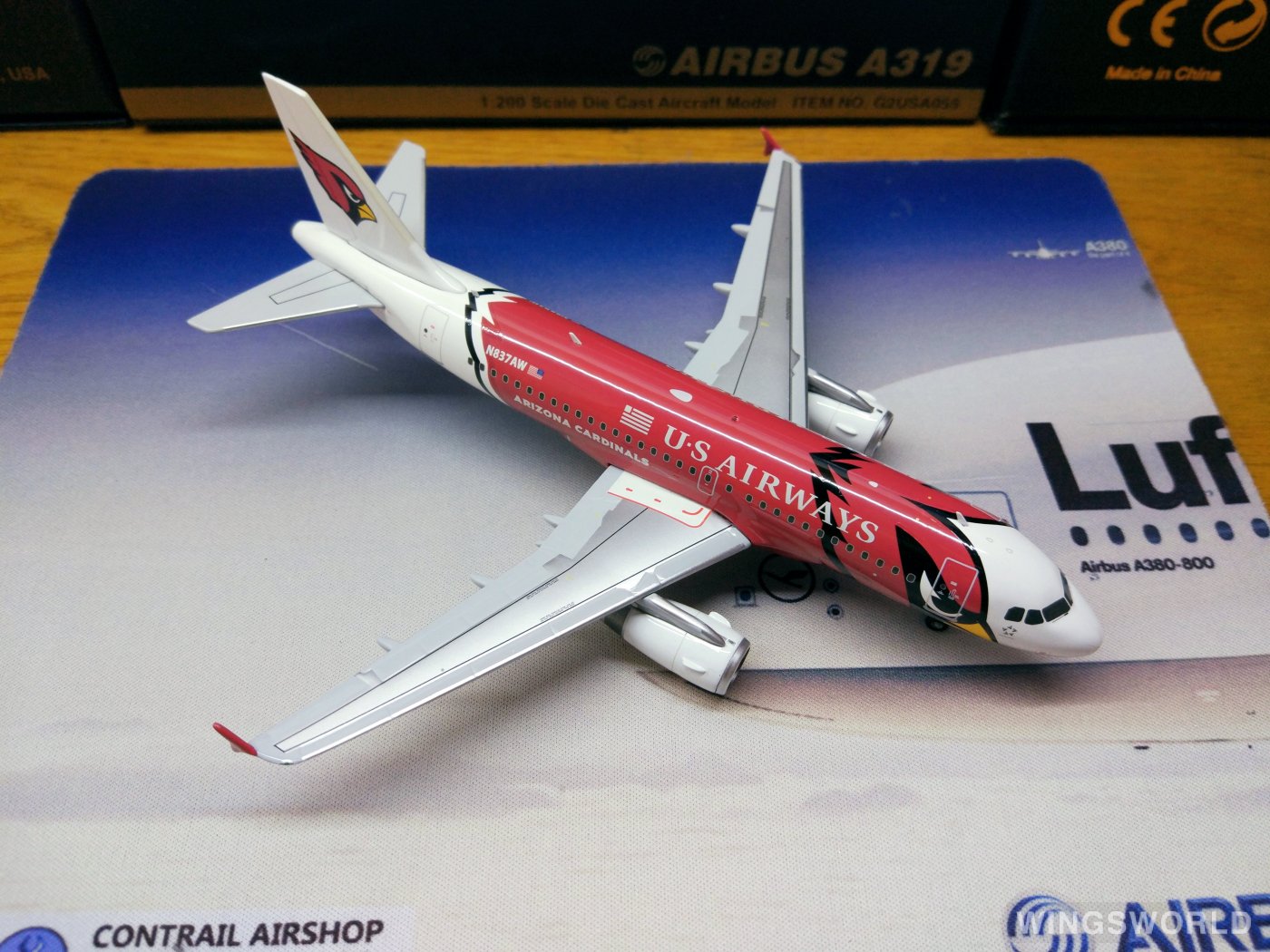 Geminijets 1:200 G2USA055 US Airways 全美航空 Airbus A319 N837AW