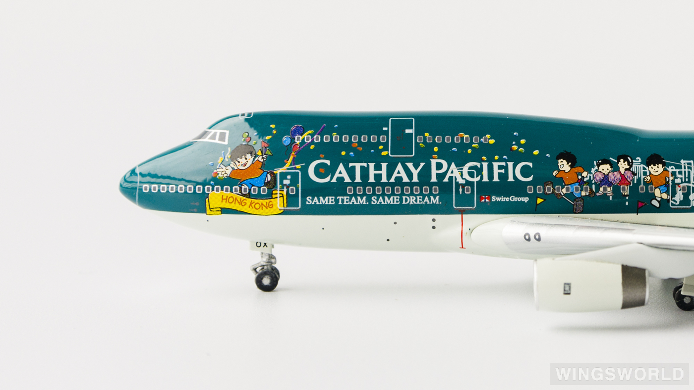 Witty 1:400 PC21413 Cathay Pacific 国泰航空 Boeing 747-400 B-HOX