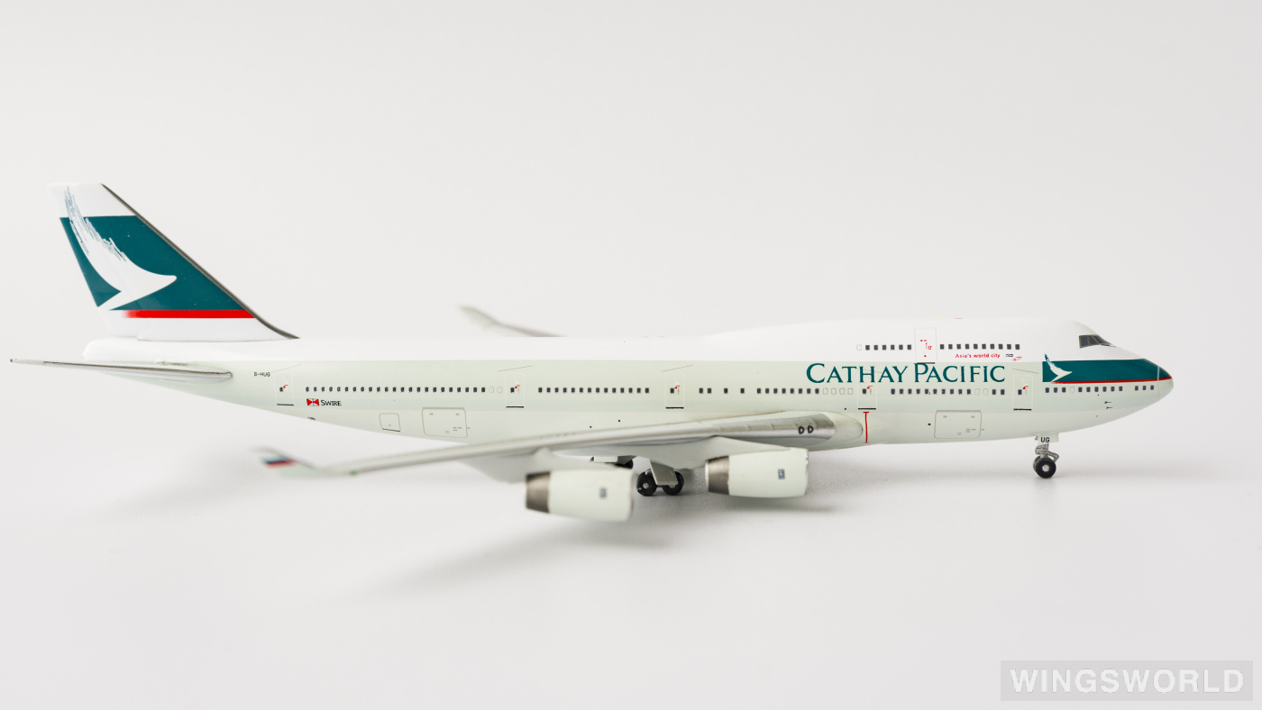 Apollo 1:400 PC21411 Cathay Pacific 国泰航空 Boeing 747-400 B-HUG
