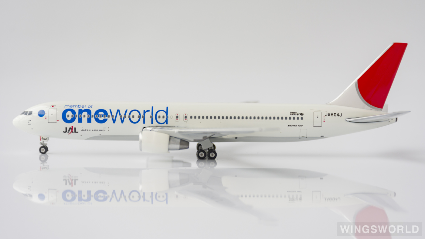 Phoenix 1:400 PH10307 Japan Airlines 日本航空 Boeing 767-300 JA604J