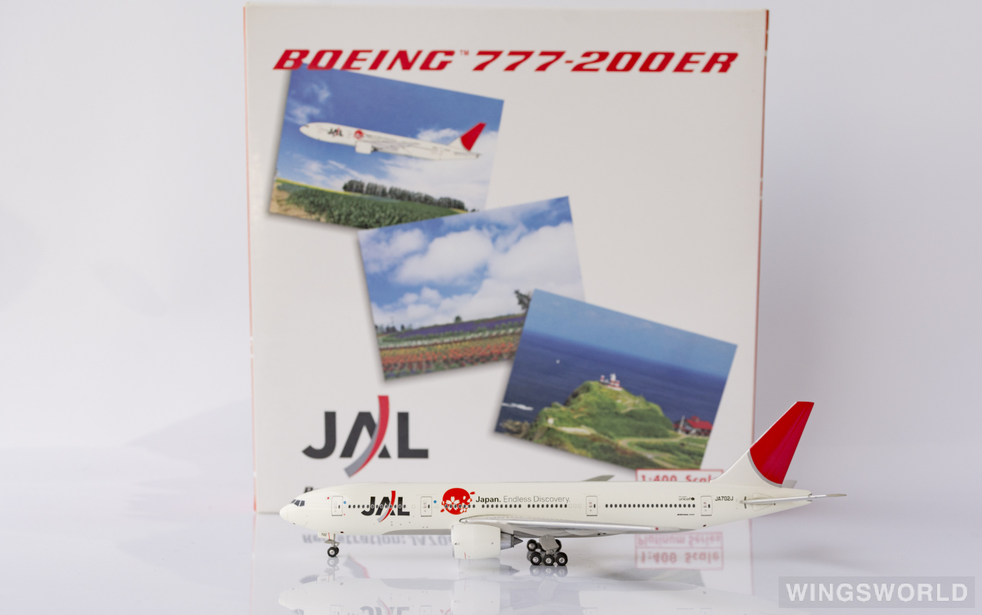 Phoenix 1:400 PH10520 Japan Airlines 日本航空 Boeing 777-200 JA702J