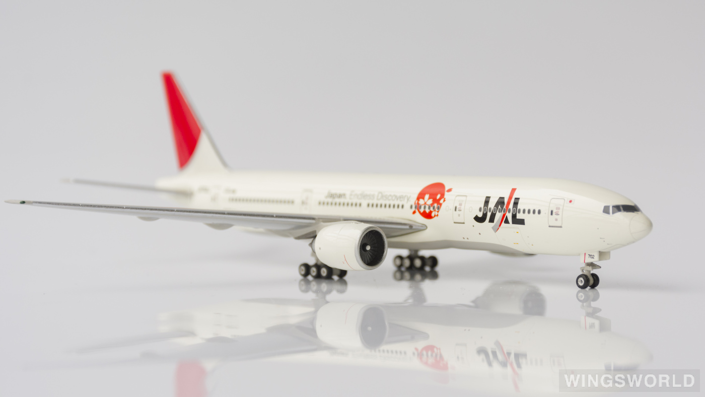 Phoenix 1:400 PH10520 Japan Airlines 日本航空 Boeing 777-200 JA702J