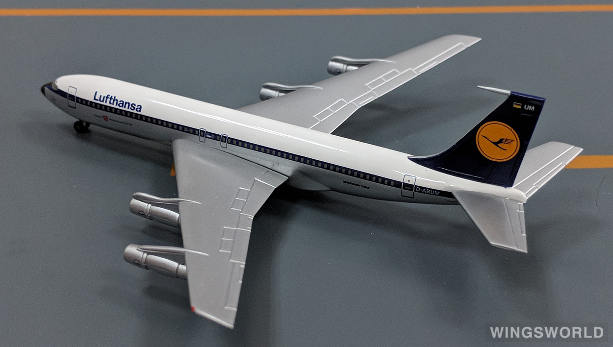 Herpa 1:400 560450 Lufthansa 汉莎航空 Boeing 707-300 D-ABUM