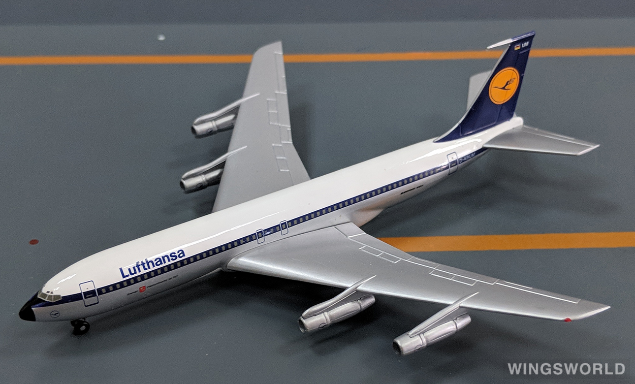herpa 1:400 560450 lufthansa 汉莎航空 boeing 707-300 d-abum