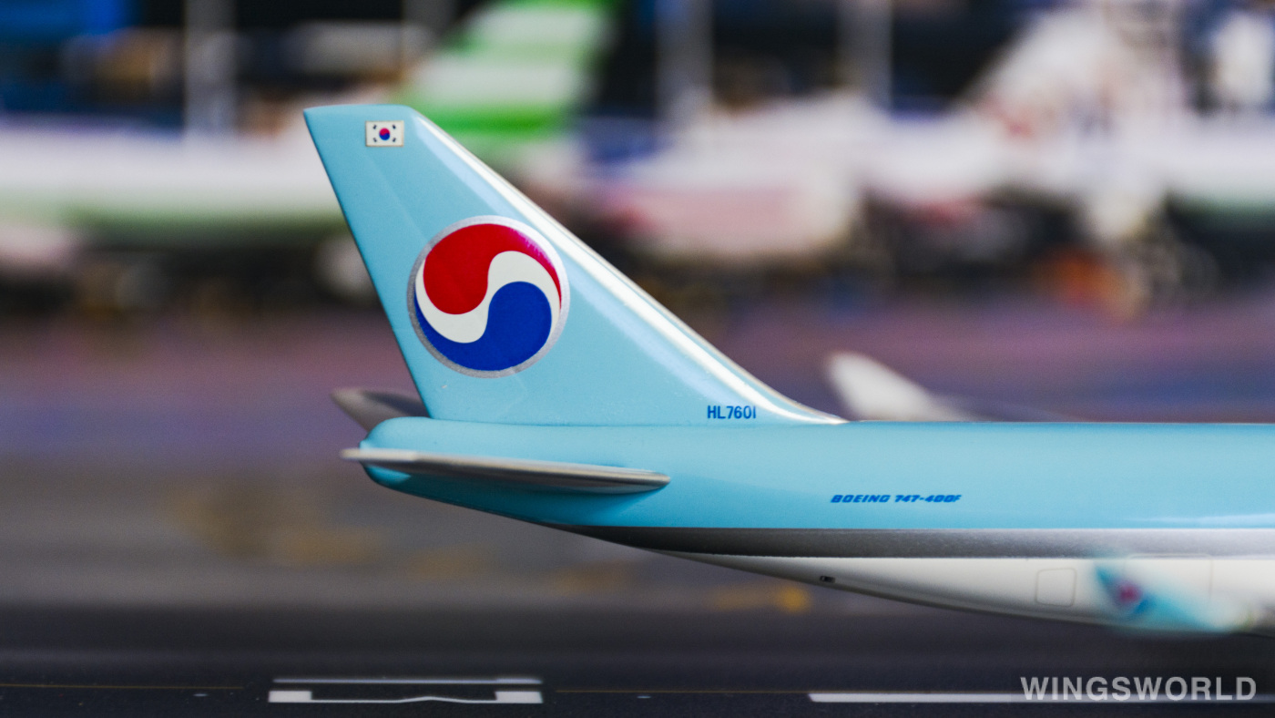 Big Bird 1:400 BB4-2005-004 Korean Air 大韩航空 Boeing 747-400 HL7601