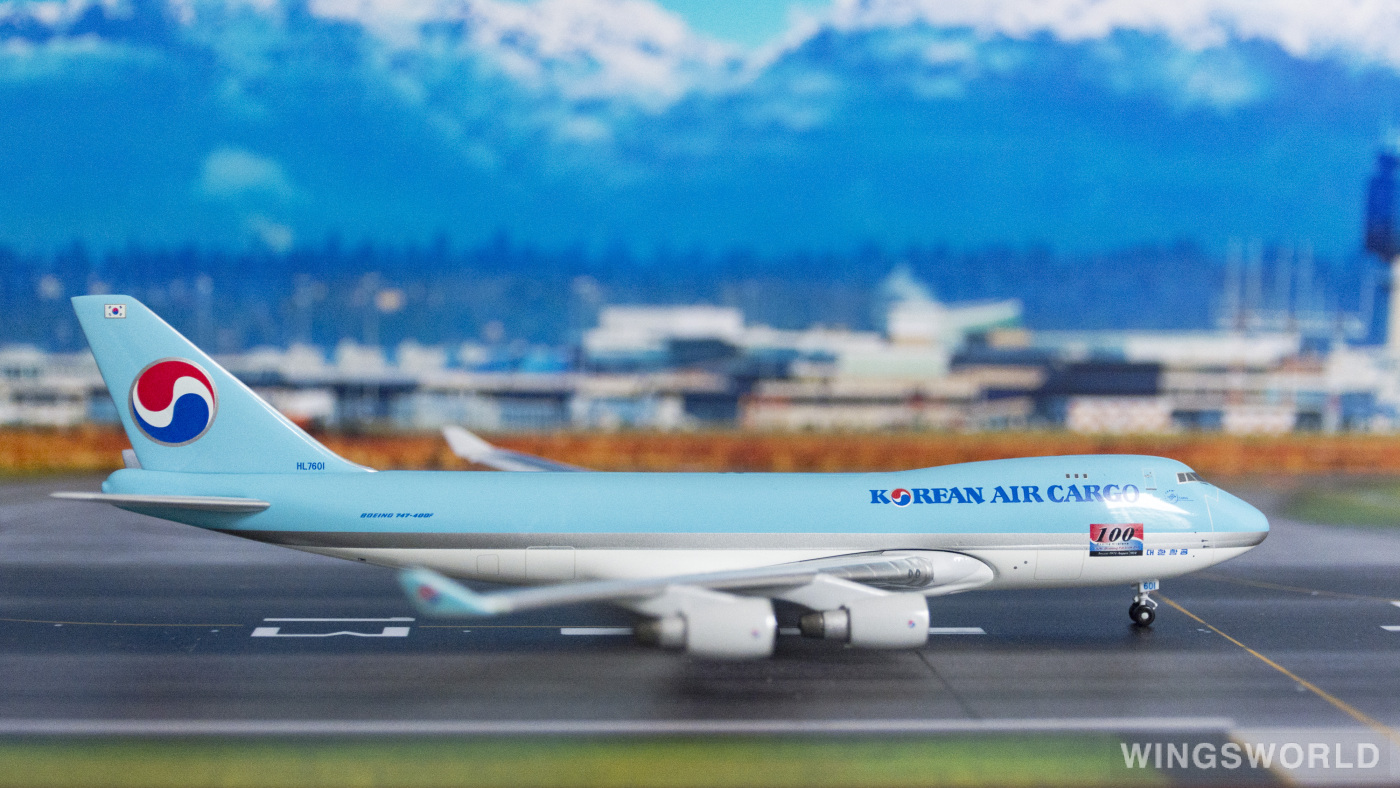 Big Bird 1:400 BB4-2005-004 Korean Air 大韩航空 Boeing 747-400 HL7601