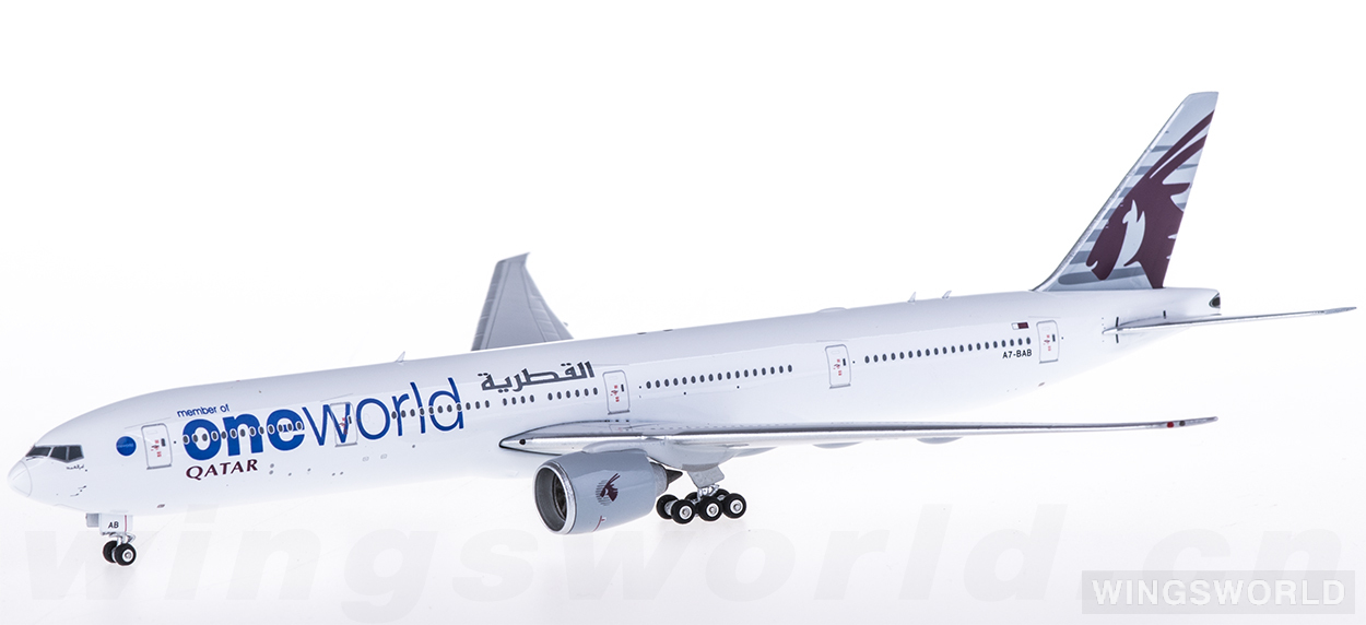 Phoenix 1:400 PH11475 Qatar 卡塔尔航空 Boeing 777-300ER A7-BAB