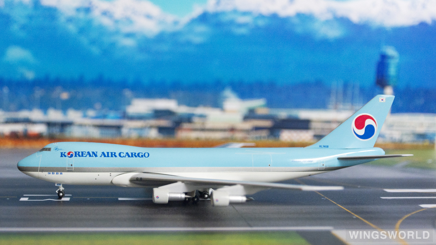 Big Bird 1:400 BB4-2005-XX Korean Air 大韩航空 Boeing 747-200 HL7408
