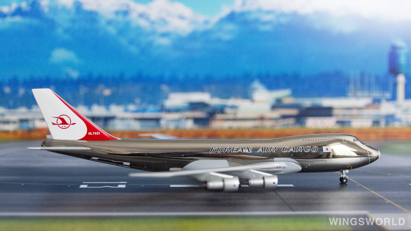 Big Bird 1:400 BB4-2005-XX Korean Air 大韩航空 Boeing 747-200 HL7451