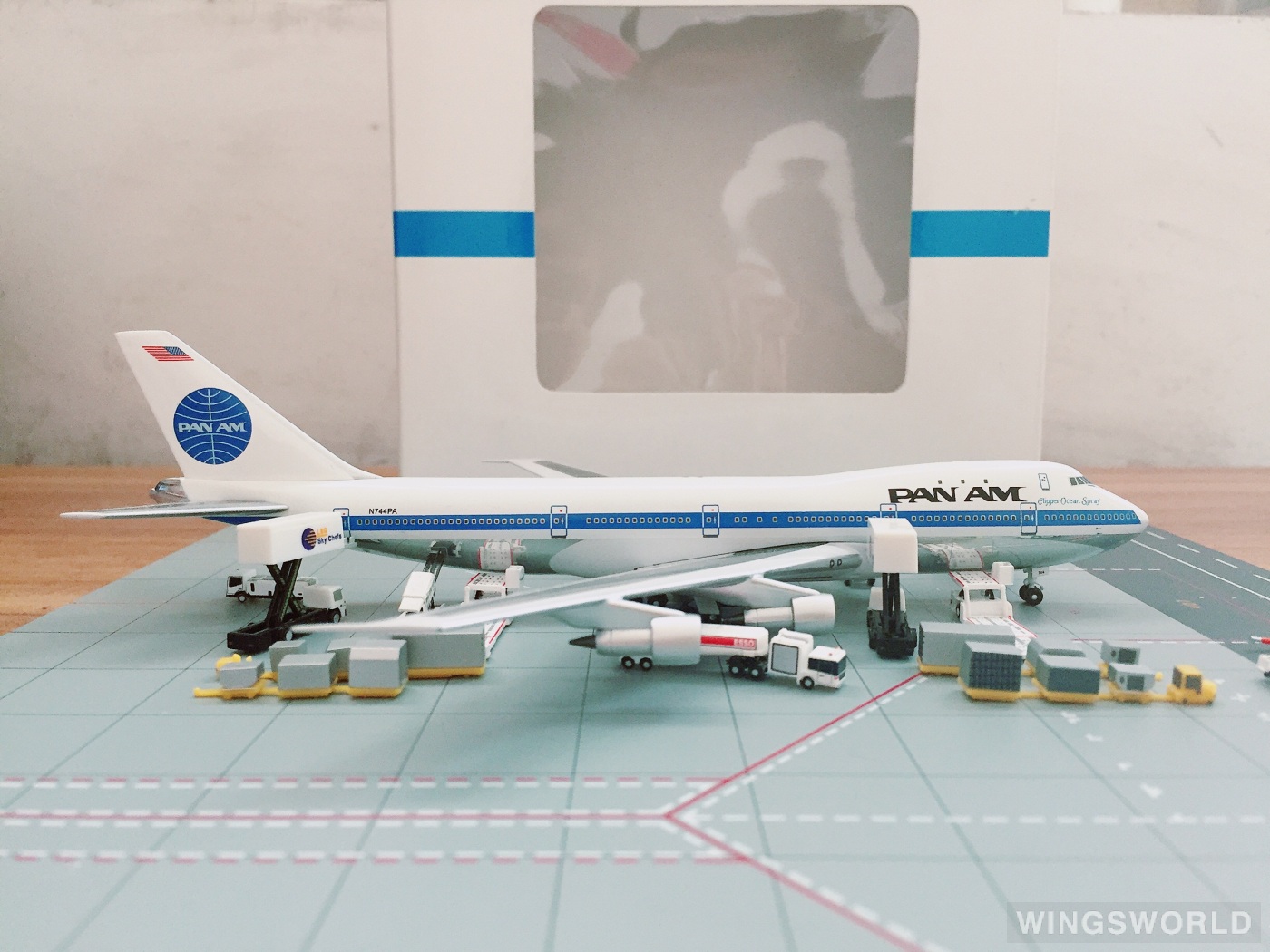 Big Bird 1:400 PAAMCXX Pan Am 泛美航空 Boeing 747-100 N744PA