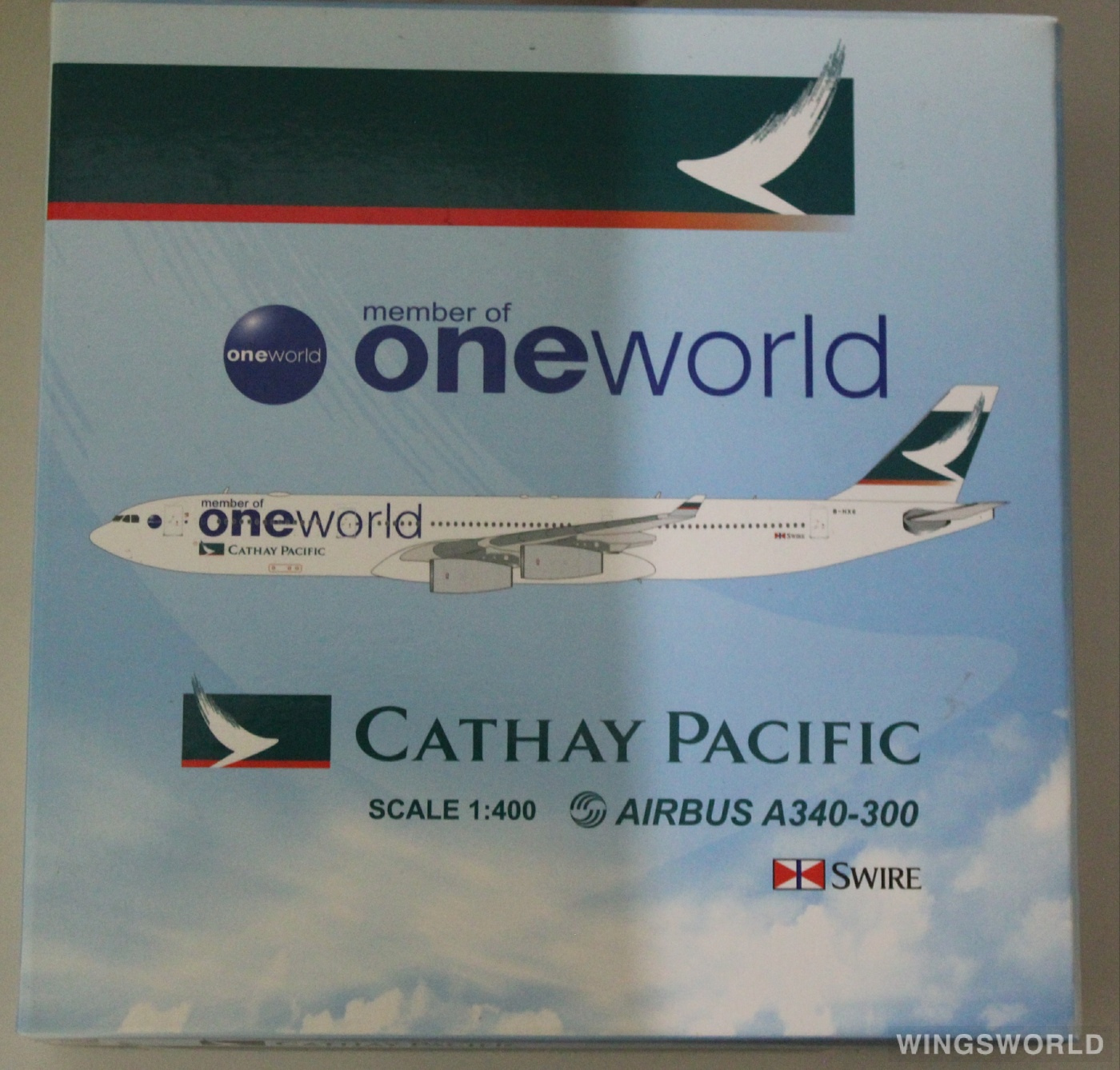 JC Wings 1:400 XX4202 Cathay Pacific 国泰航空 Airbus A340-300 B-HXG