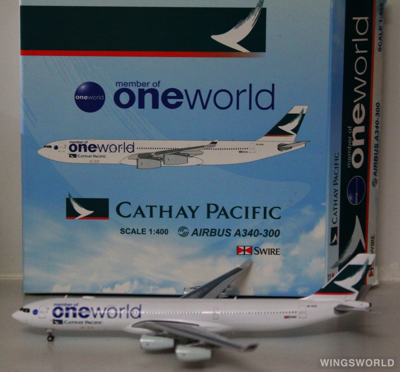 JC Wings 1:400 XX4202 Cathay Pacific 国泰航空 Airbus A340-300 B-HXG