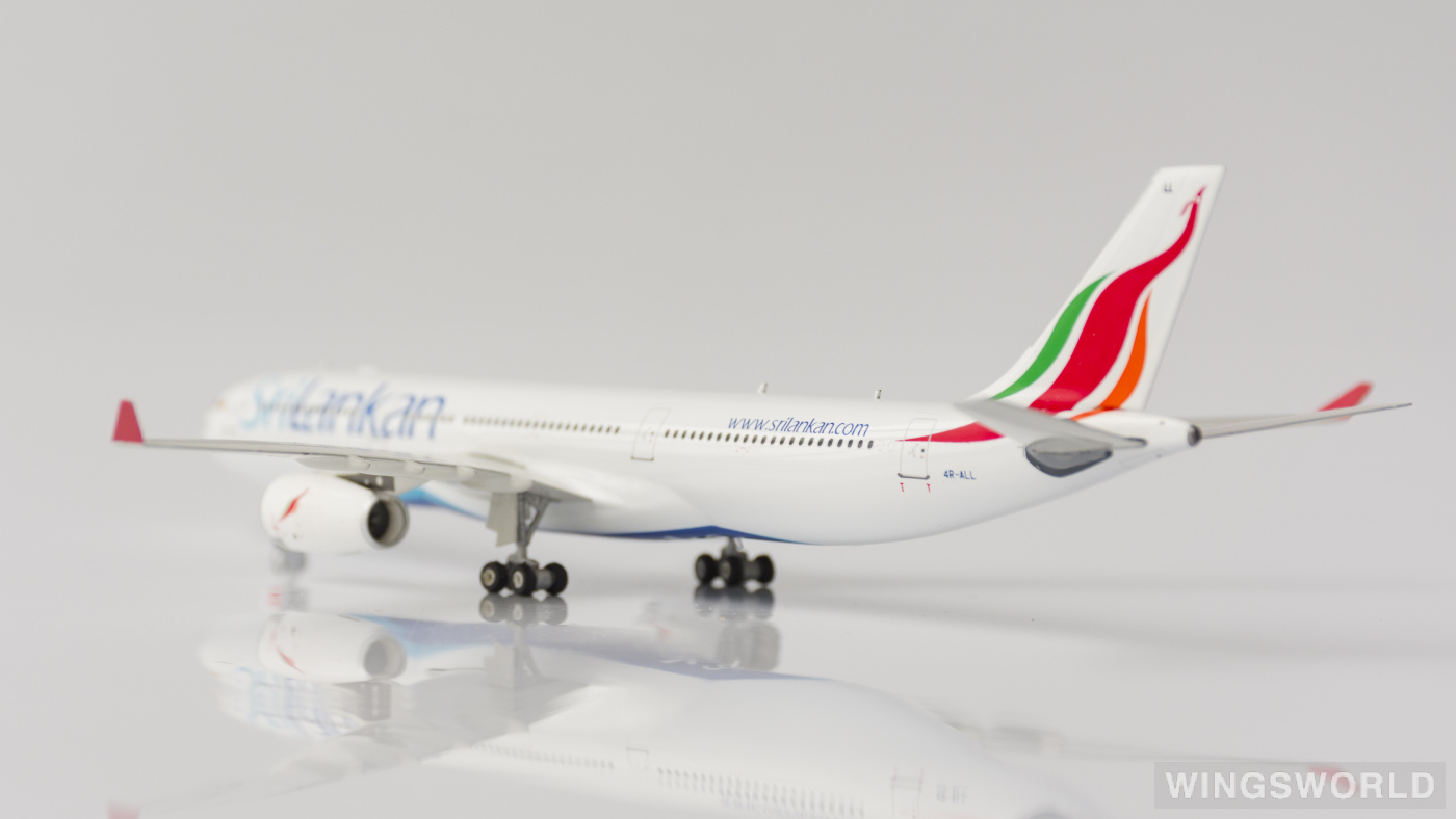 Phoenix 1:400 PH11085 SriLankan Airlines 斯里兰卡航空 Airbus A330-300 4R-ALL