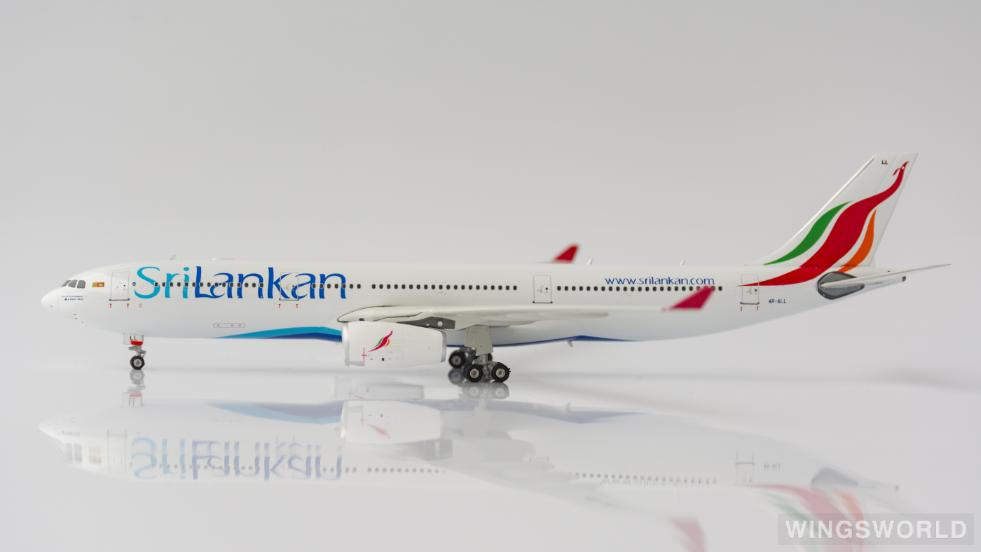 Phoenix 1:400 PH11085 SriLankan Airlines 斯里兰卡航空 Airbus A330-300 4R-ALL