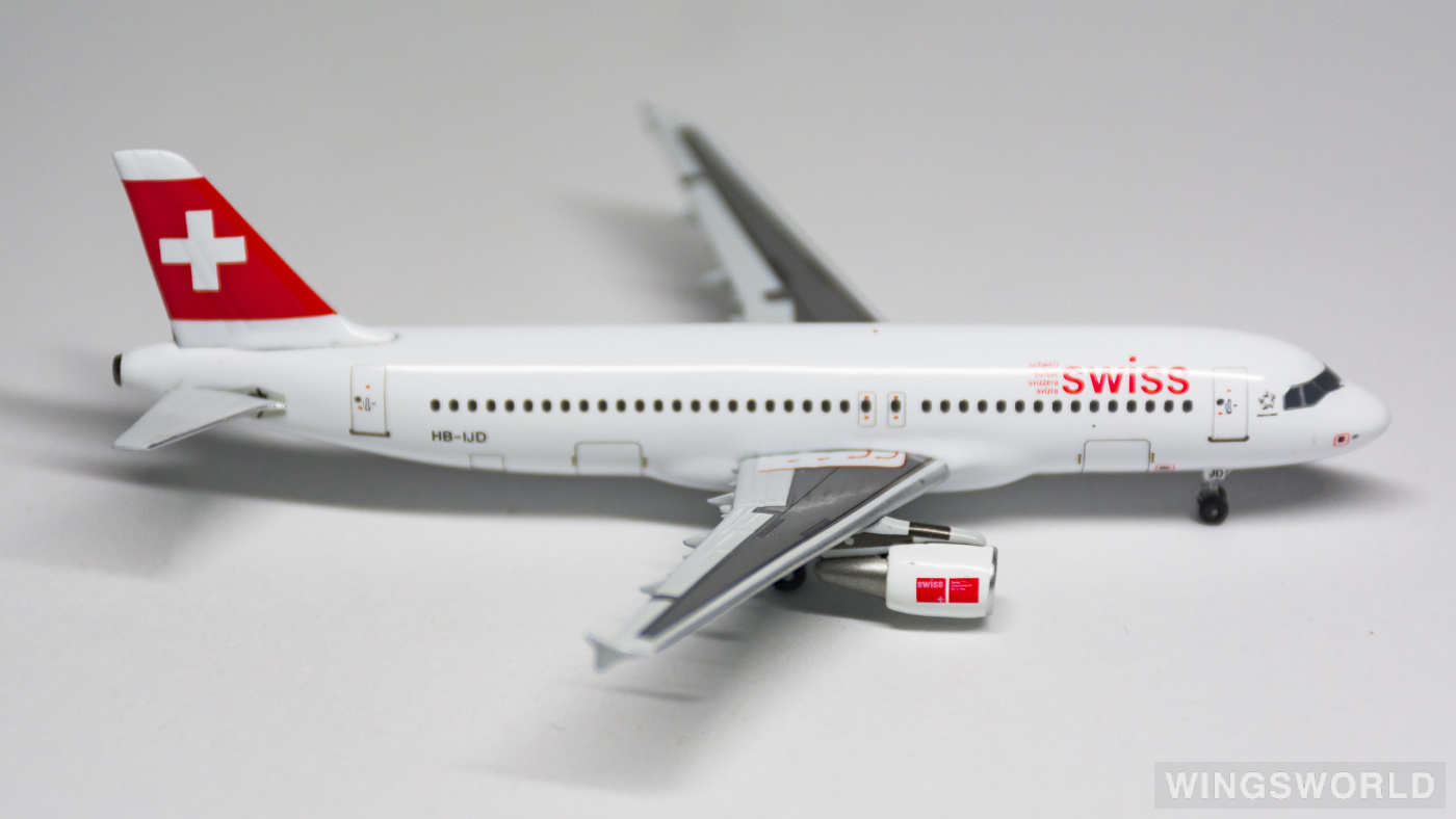 Witty 1:400 WT4320002 Swiss 瑞士国际航空 Airbus A320 HB-IJD