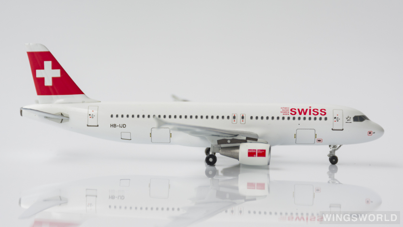 Witty 1:400 WT4320002 Swiss 瑞士国际航空 Airbus A320 HB-IJD