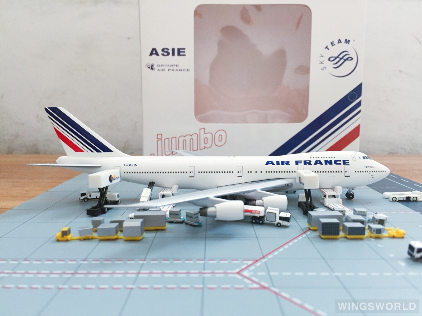 Big Bird 1:400 BB4-2005-XX Air France 法国航空 Boeing 747-200 F-GCBA